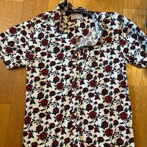 Empyre floral short sleeved button down